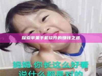 临沂探索苹果手机软件的赚钱之道